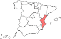Mapa Comunidad valenciana